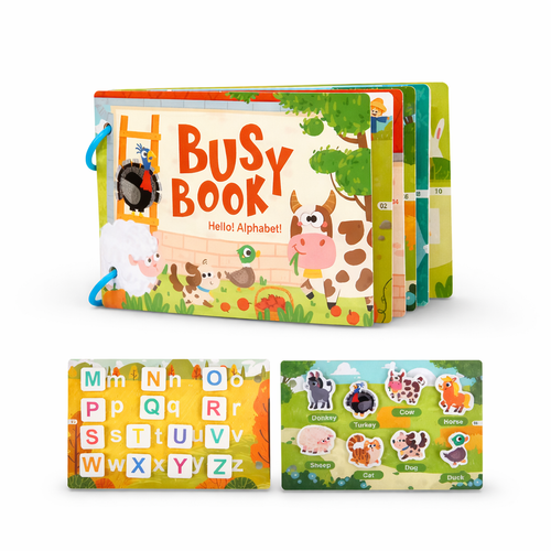 Montessori Alphabet Busy Book for Toddlers | Letters & Early Literacy Ages 2–5