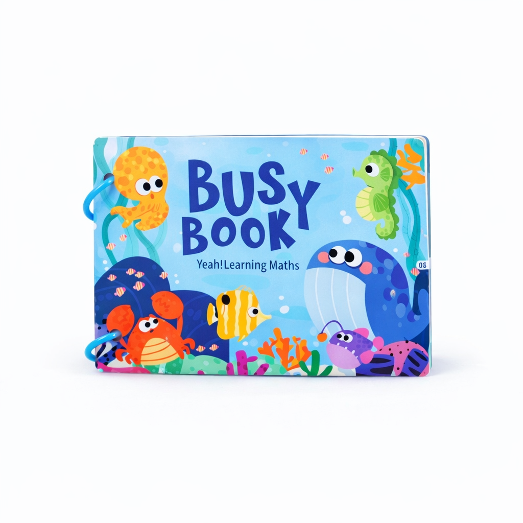 Montessori Math Busy Book for Toddlers | Counting & Numbers Ages 2–5